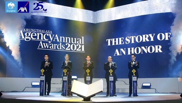 กรุงไทย–แอกซ่า ประกันชีวิต มอบรางวัลเกียรติยศนักขายประจำปี Krungthai-AXA Agency Annual Award 2021