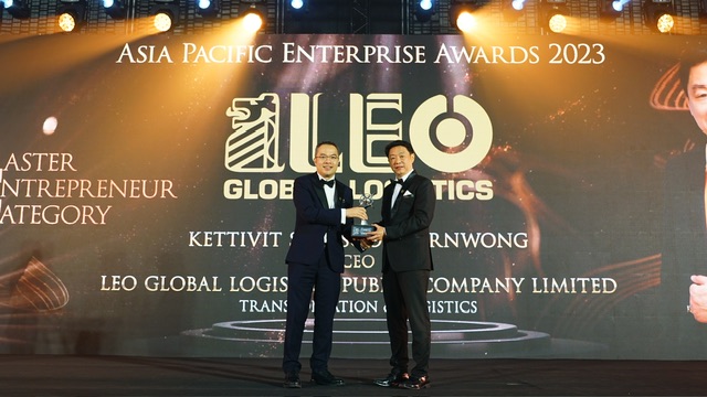 LEO คว้า 2 รางวัลระดับภูมิภาค Asia Pacific Enterprise Awards 2023ตอกย้ำความเป็นผู้นำด้านTransportation & Logistics แบบครบวงจร