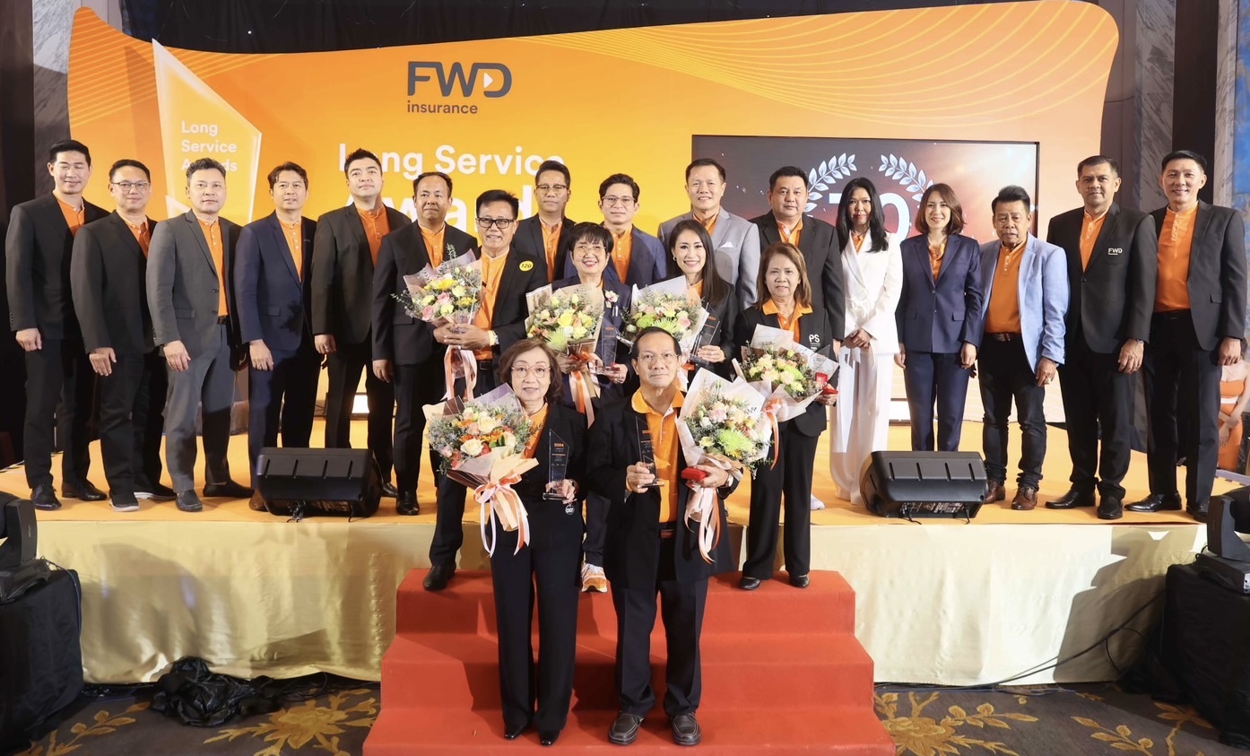 FWD ประกันชีวิต จัดงานมอบรางวัลเกียรติยศอายุงานประจำปี 2024“FWD Agent Long Service Awards 2024”