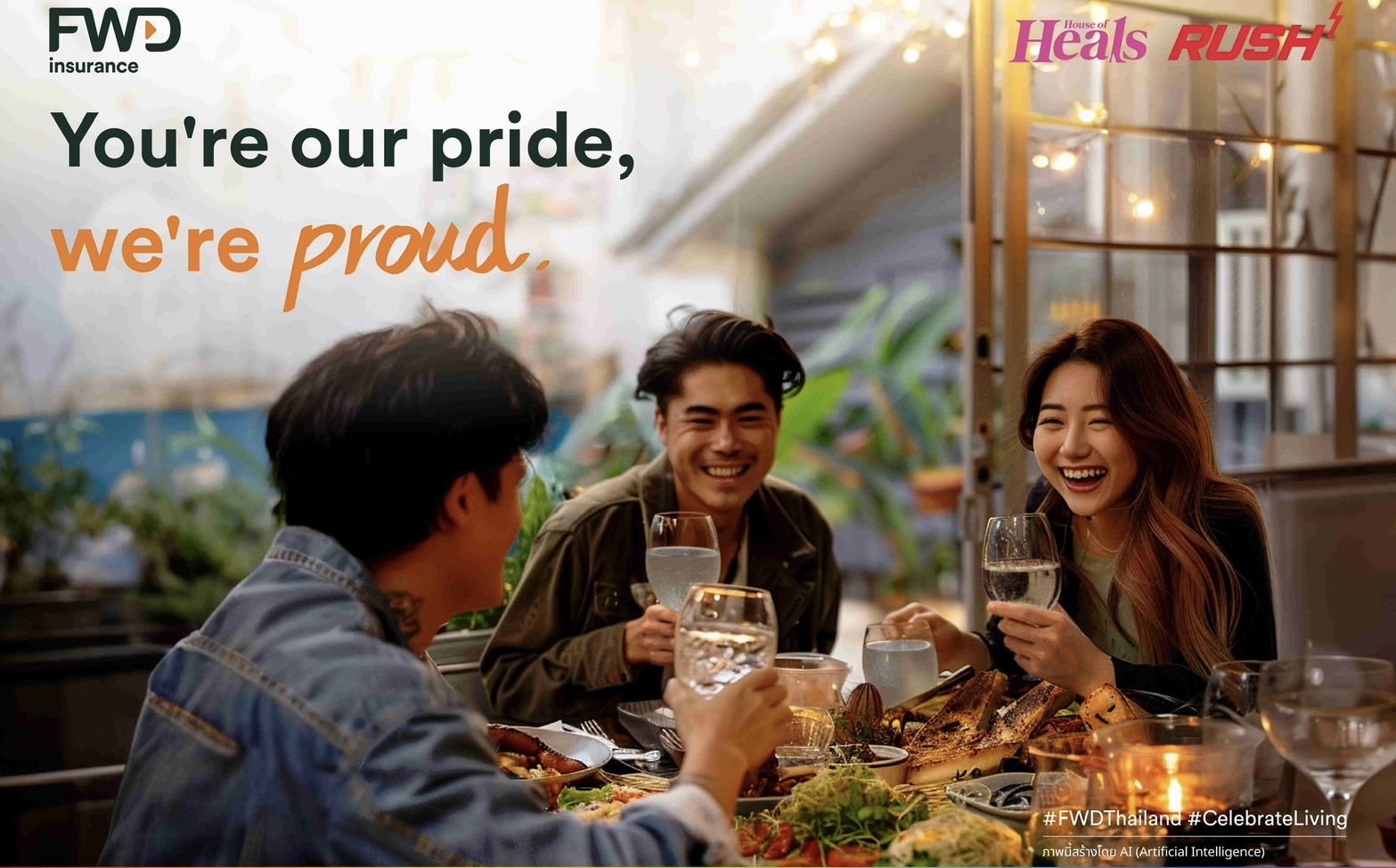 FWD ประกันชีวิต หยิบเอา AI แมทช์ชิ่งบิ๊กไอเดียใกล้ตัว ร่วมฉลอง Pride Monthกับแคมเปญ “You’re our pride, we’re proud.” พร้อมสนับสนุนความหลากหลายและความเท่าเทียม