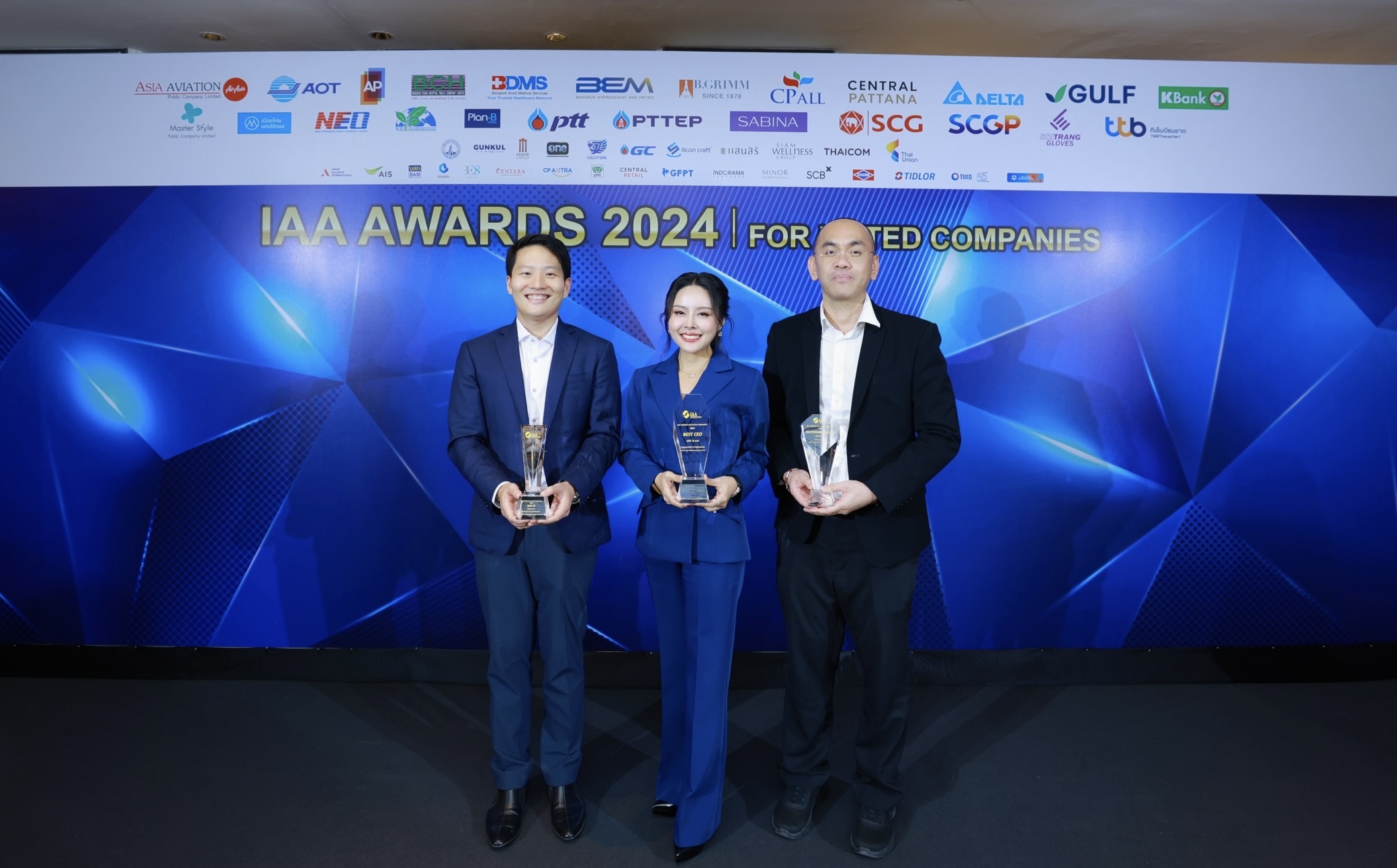 MASTER คว้า 3 รางวัลBEST CEO -Outstanding CFO- BEST IR จากเวที IAA Awards 2024