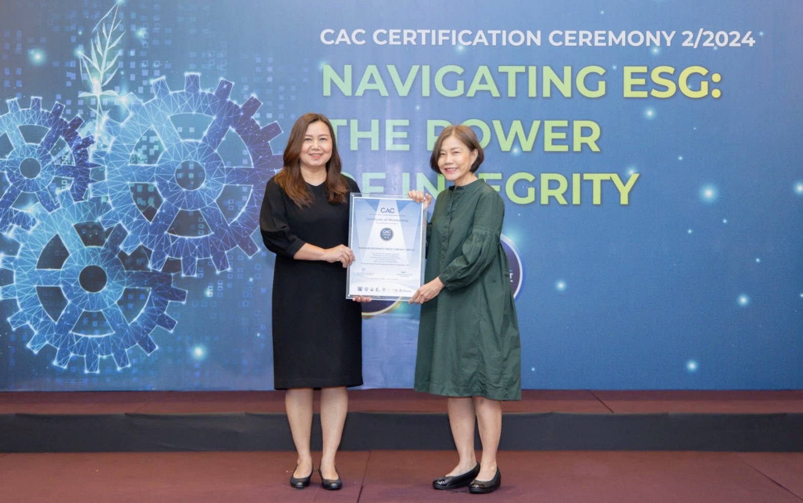 กรุงเทพประกันภัยยึดมั่นความเป็นองค์กรโปร่งใส รับประกาศนียบัตรรับรองจาก CAC  