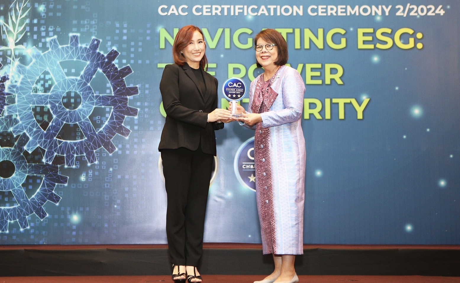 ธนชาตประกันภัย รับรางวัล CAC Change Agent Award 2024ตอกย้ำจุดยืนต่อต้านคอร์รัปชัน สร้างเครือข่ายธุรกิจยั่งยืน